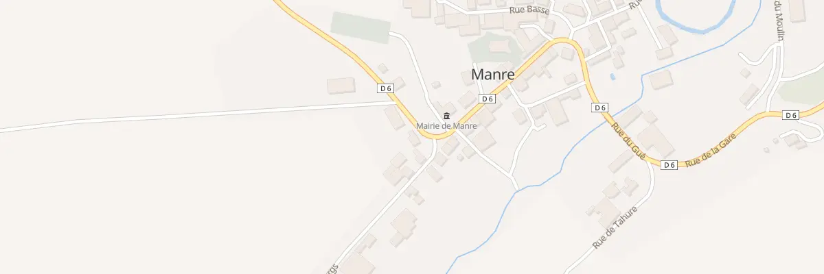 Plan du 17 Rue Principale à Manre