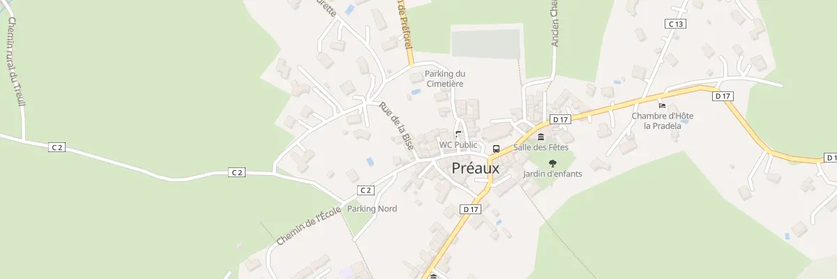 Plan du 20 Rue de la Bise à Préaux