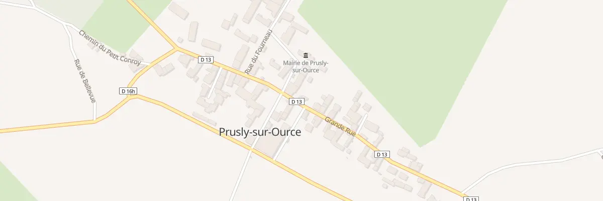 Plan du 9 Gr Grande Rue à Prusly-sur-Ource