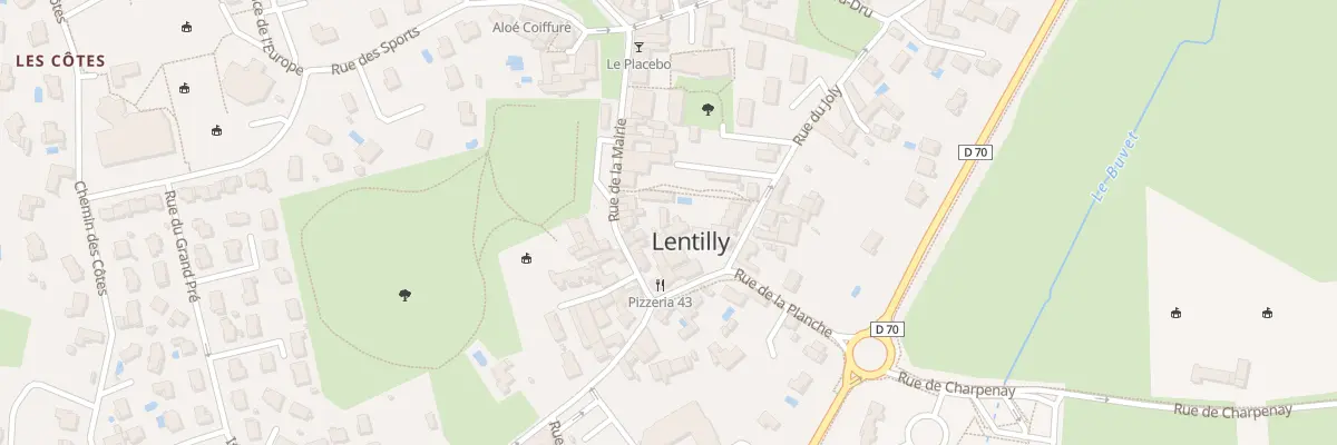 Plan du 37 Rue de la Mairie à Lentilly