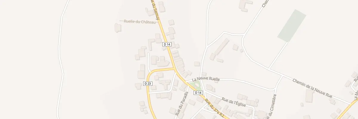 Plan du 12 Rue de Semuy à Voncq