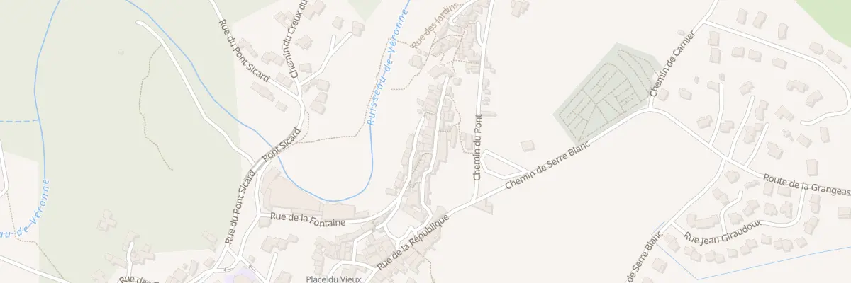 Plan du 107 Rue du Château à Chomérac