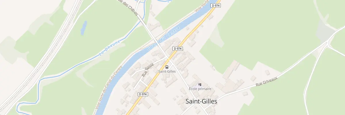 Plan du 1 All des Platanes à Saint-Gilles
