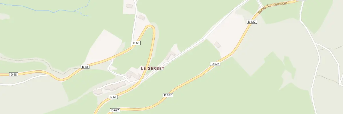 Plan du 5152 Les Places à Cenves