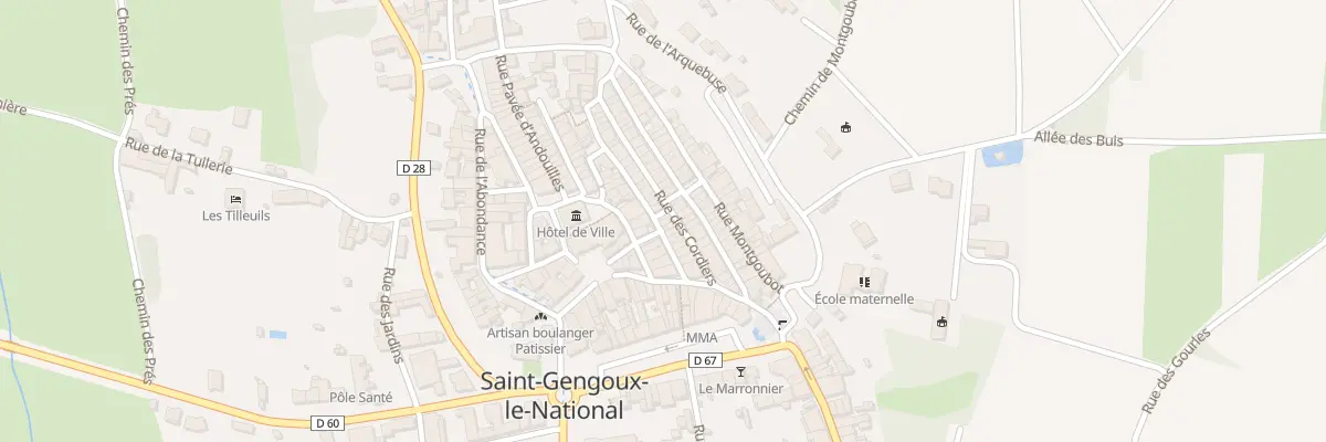 Plan du 17 Rue des Cordiers à Saint-Gengoux-le-National