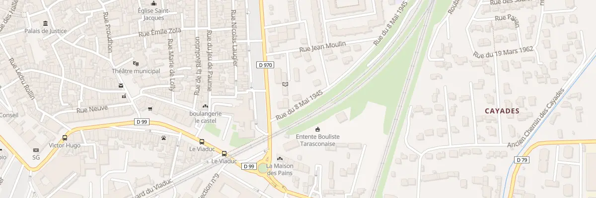 Plan du 1 Rue du 8 Mai 45 à Tarascon