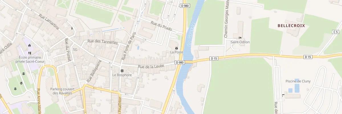 Plan du 41 Rue de la Levée à Cluny