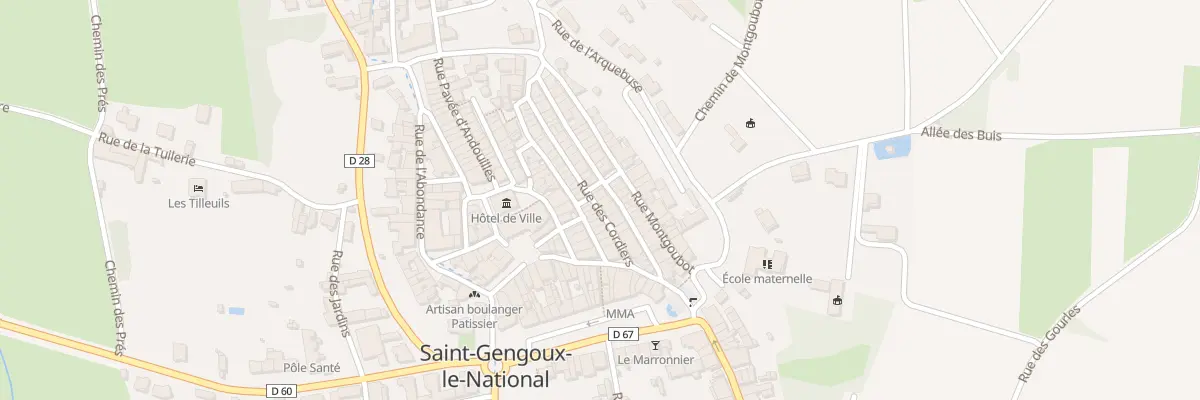 Plan du 17 Rue Césarée à Saint-Gengoux-le-National