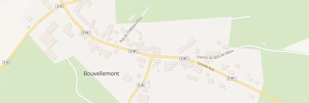 Plan du 25 Grande Rue à Bouvellemont
