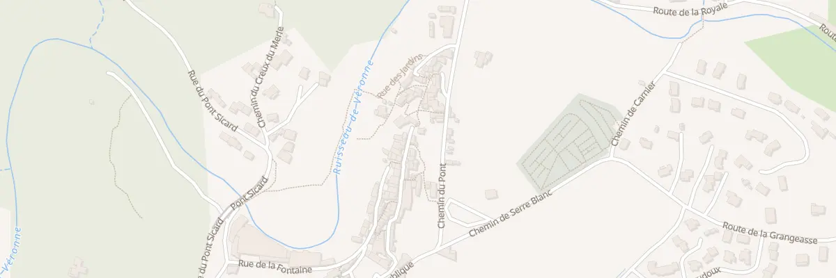Plan du 172 Rue du Château à Chomérac