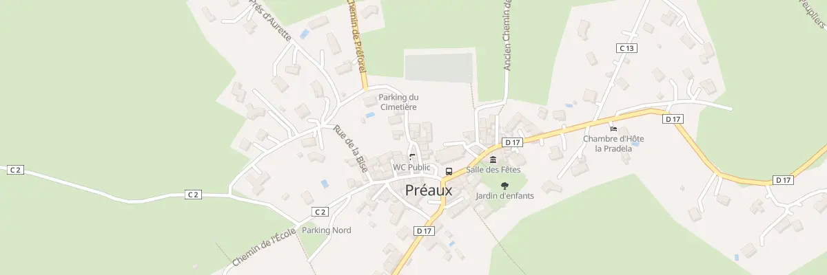 Plan du 34 Rue du Paradis à Préaux