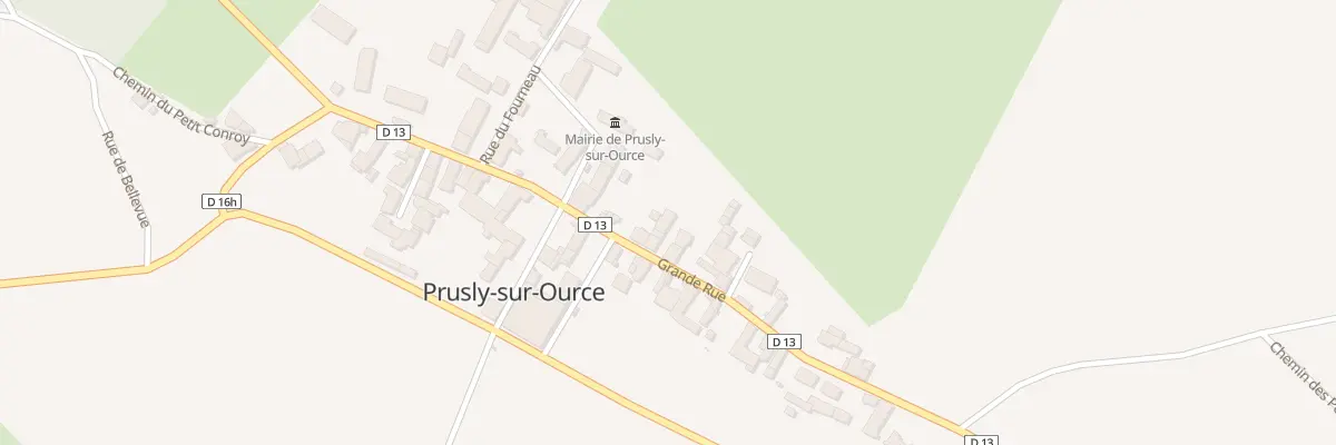 Plan du 17 Gr Grande Rue à Prusly-sur-Ource