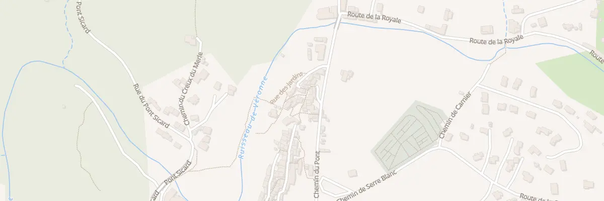 Plan du 235 Rue du Château à Chomérac