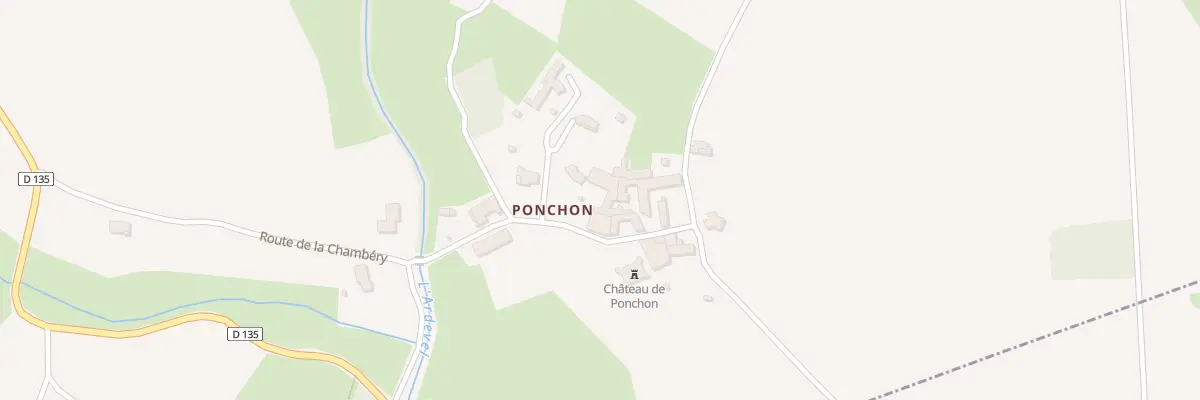 Plan du 662 Rte de Ponchon à Régnié-Durette