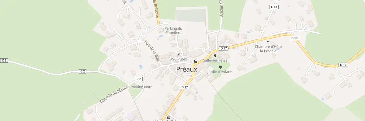 Plan du 85 Pl de l’Église à Préaux