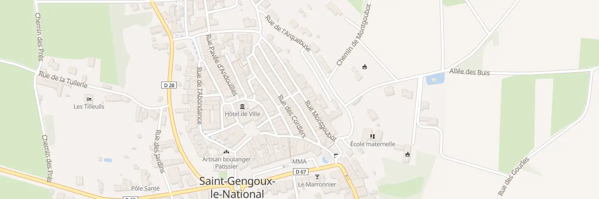 Plan du 21 Rue de Montgoubot à Saint-Gengoux-le-National