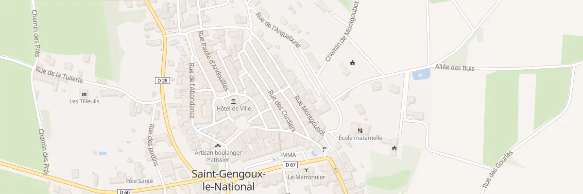 Plan du 19 Rue de Montgoubot à Saint-Gengoux-le-National