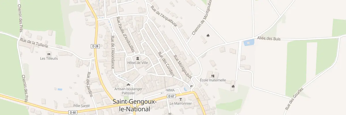 Plan du 18 Rue Césarée à Saint-Gengoux-le-National