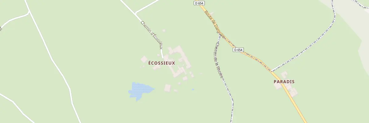 Plan du 64 Che d’Écossieux à Beauvallon