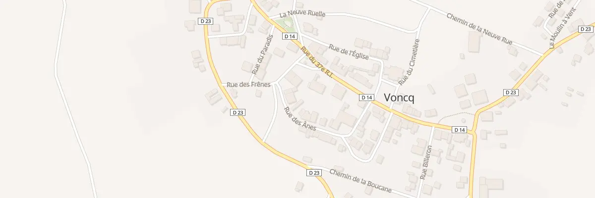 Plan du 10 Rue des Anes à Voncq