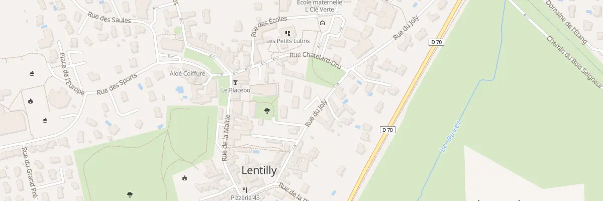 Plan du 39A Rue du Joly à Lentilly