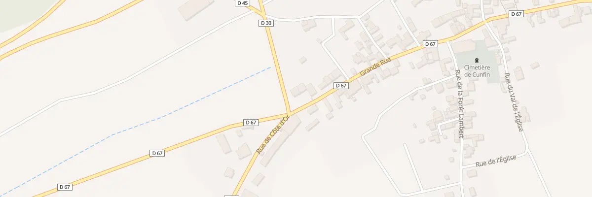 Plan du 1 Vc Grande Rue à Cunfin