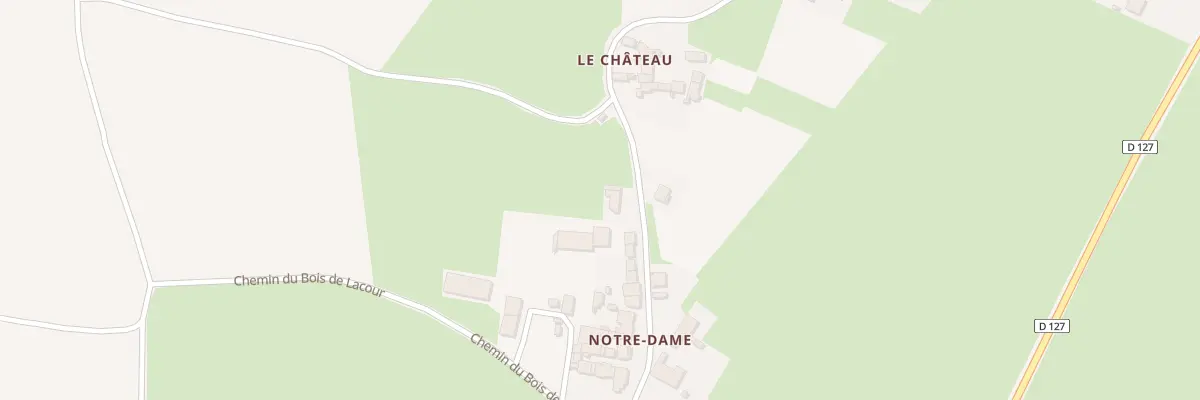Plan du 5018 Notre Dame à Savigny-sur-Grosne