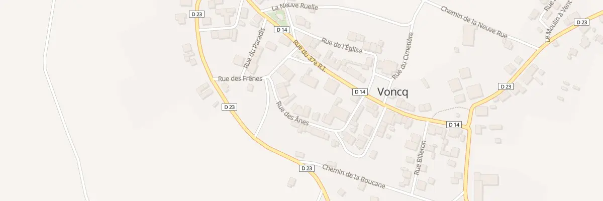 Plan du 8 Rue des Anes à Voncq