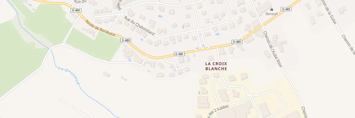 Plan du 85 Rte de Bordeaux à Vaugneray