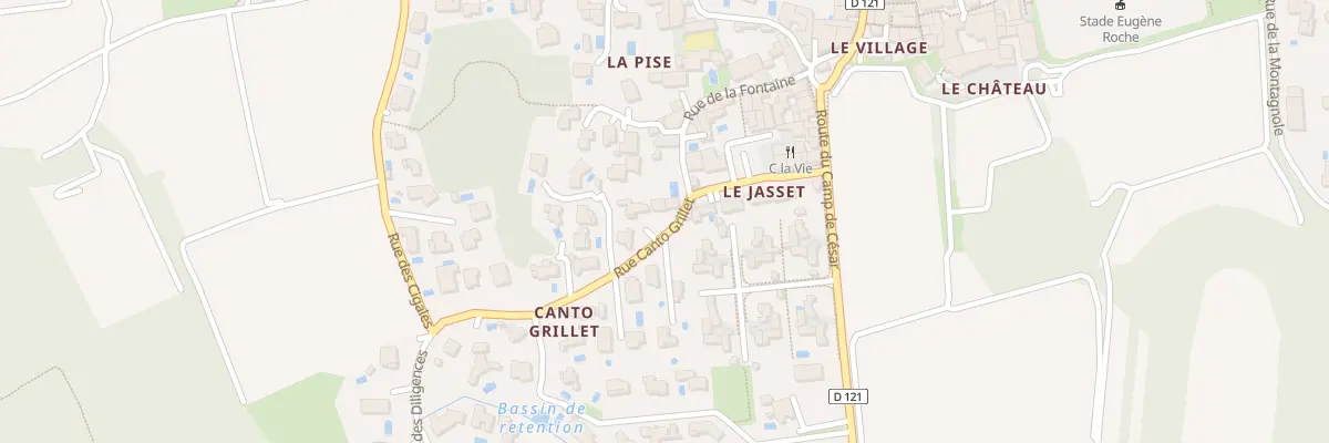 Plan du 2 Rue Canto Grillet à Orsan