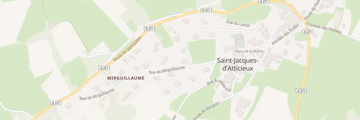 Plan du 329 Rue de Mirguillaume à Saint-Jacques-d’Atticieux