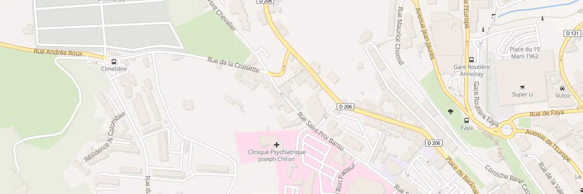 Plan du 20 Rue de la Croizette à Annonay