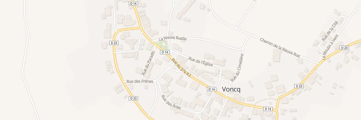 Plan du 24 Rue du 57 Eme Ri à Voncq
