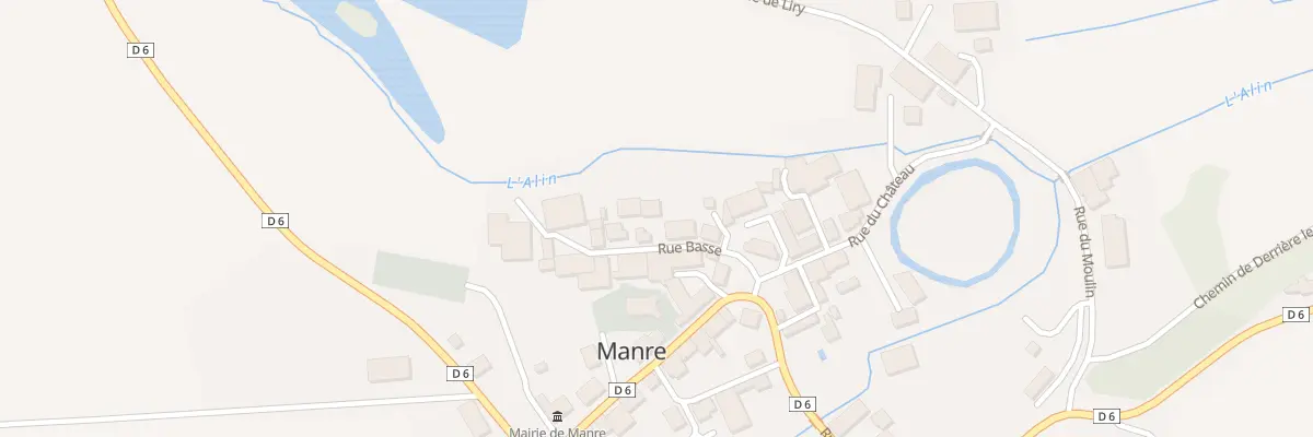 Plan du 4 Rue Basse à Manre