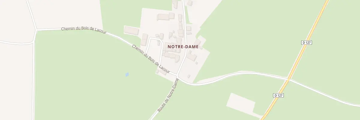 Plan du 5028 Notre Dame à Savigny-sur-Grosne
