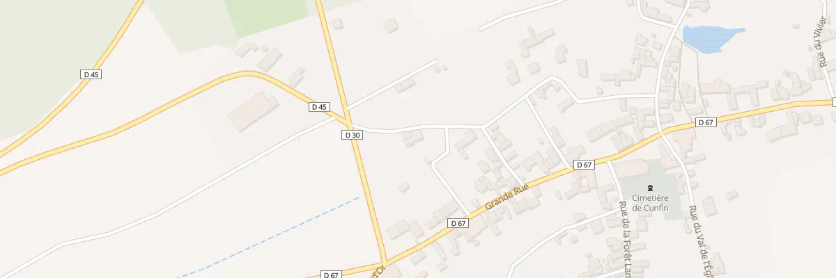 Plan du 11 Rue de Fontette à Cunfin