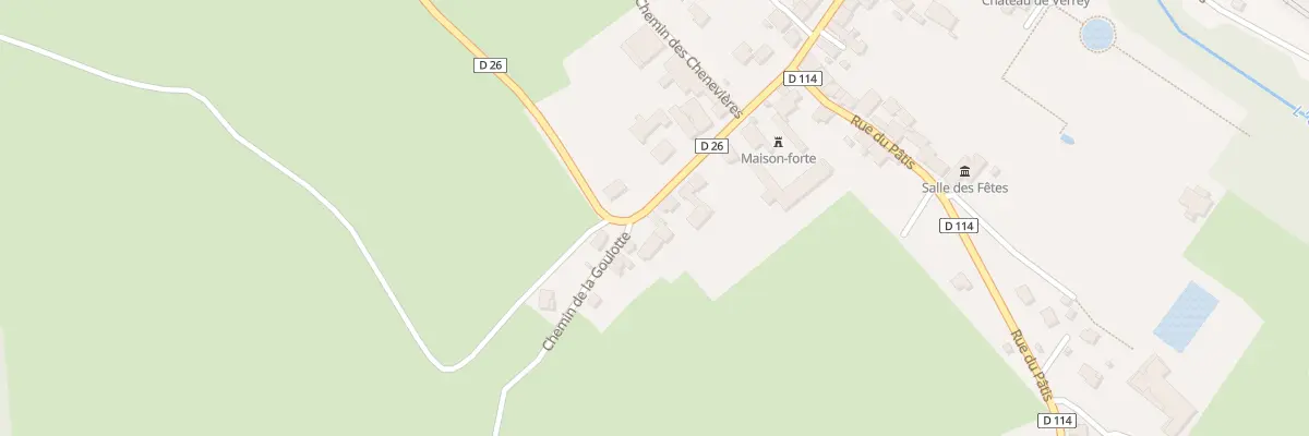 Plan du 31 Rue du Giboux à Verrey-sous-Salmaise