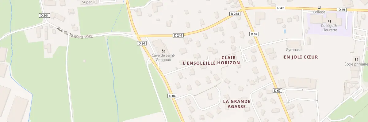 Plan du 5543 L’Ensoleille à Saint-Gengoux-le-National