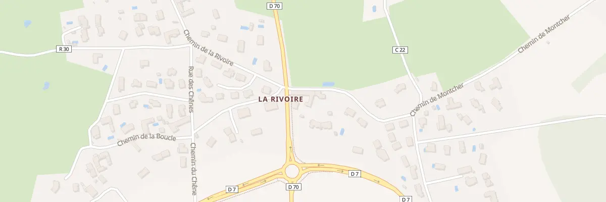 Plan du 209 Rte Nouvelle Route à Lentilly