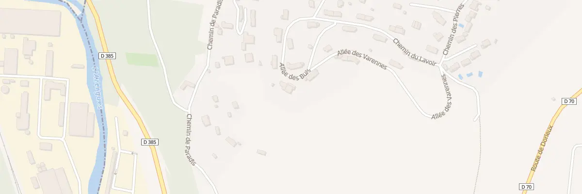 Plan du 212 All des Buis à Belmont-d’Azergues