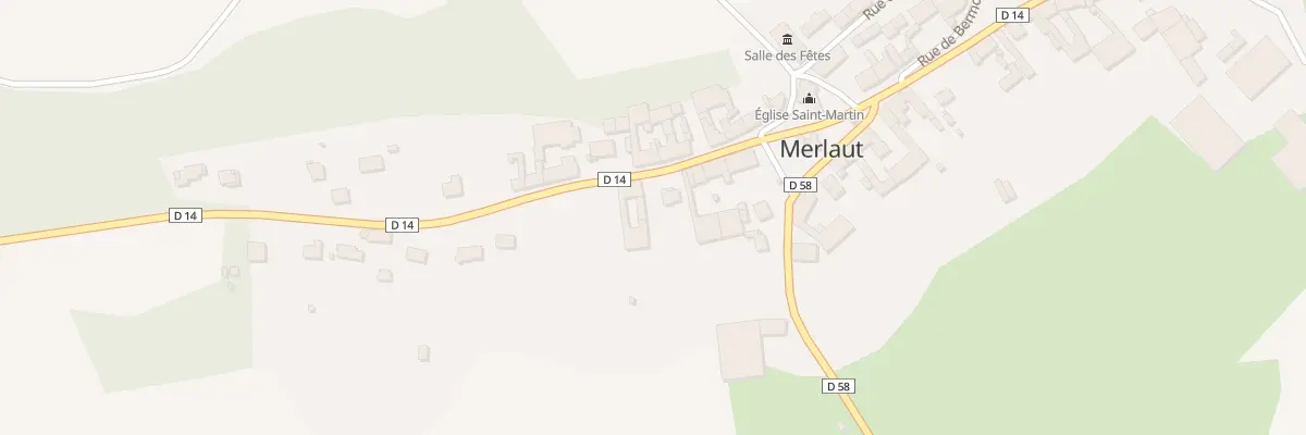 Plan du 12B Rue de la Bas Roche à Merlaut