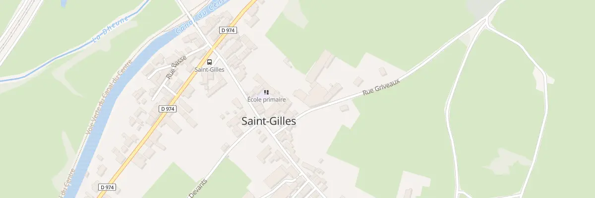 Plan du 1 Rue griveaux à Saint-Gilles