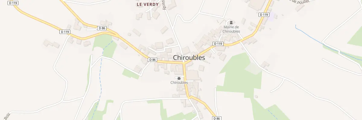 Plan du 8 Rue de la Bascule à Chiroubles