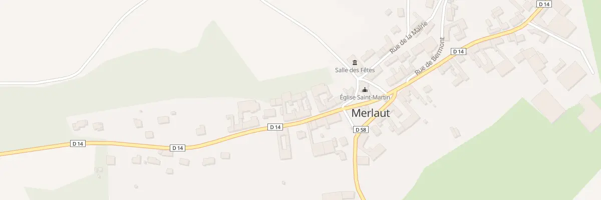 Plan du 7 Rue de la Bas Roche à Merlaut