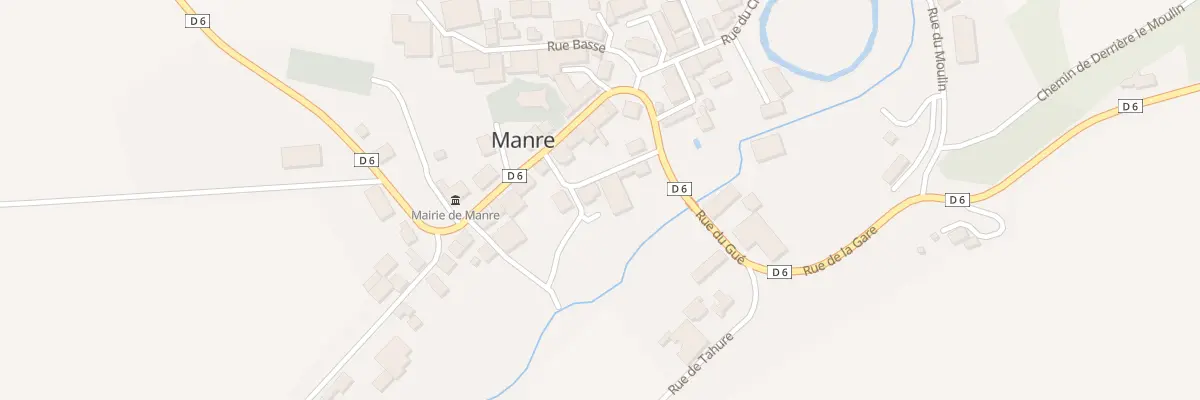 Plan du 1 Rue de la Tannerie à Manre
