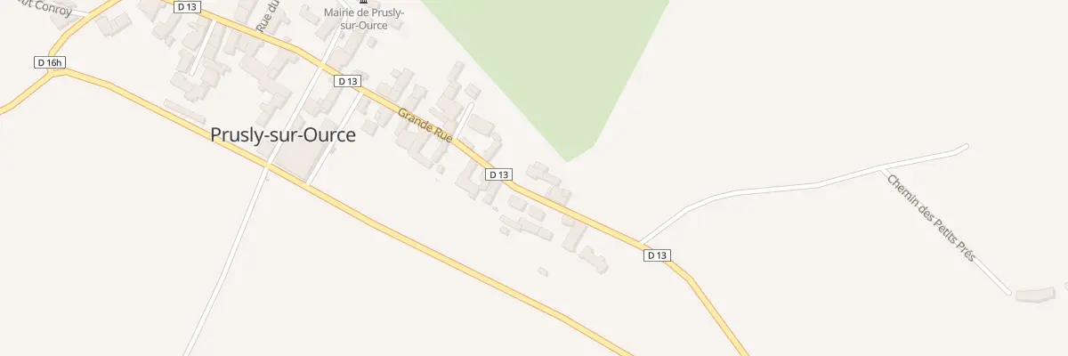 Plan du 25 Gr Grande Rue à Prusly-sur-Ource
