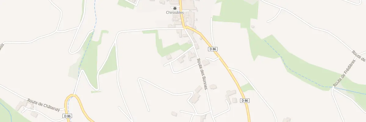 Plan du 51 Imp de la Croix Rampaux à Chiroubles
