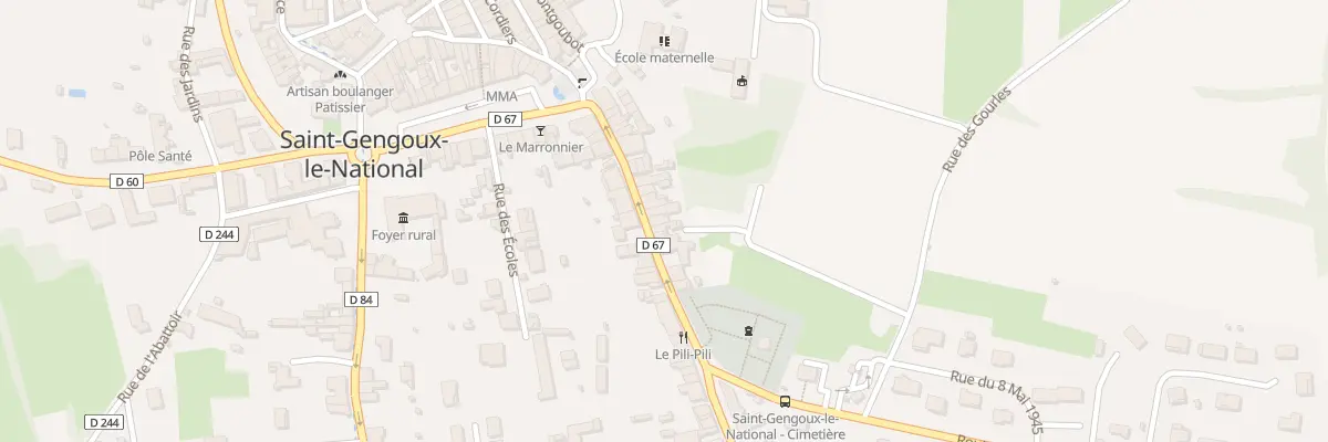 Plan du 23 Rue Grande Rue à Saint-Gengoux-le-National