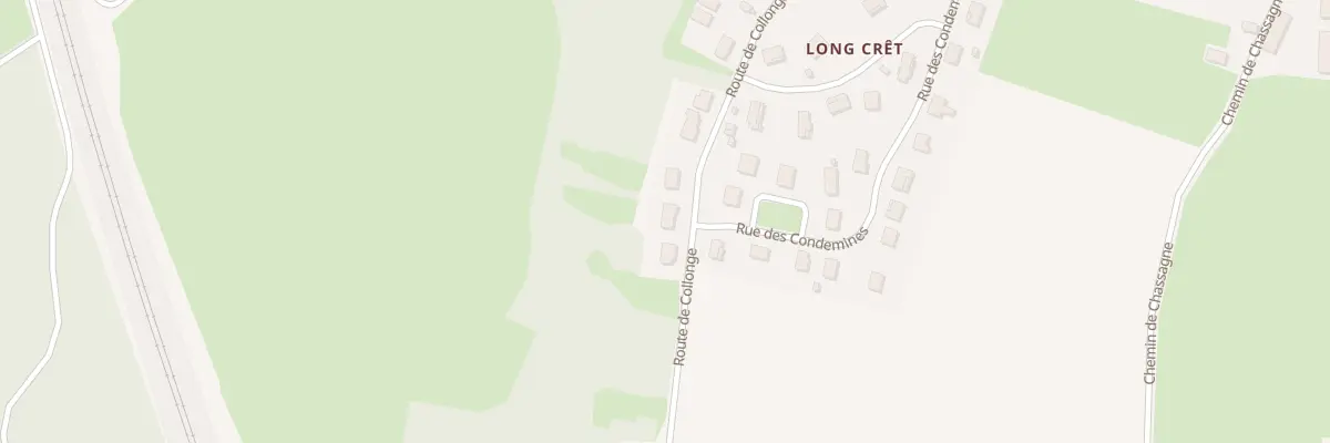Plan du 594 Rte de Collonge à Massilly