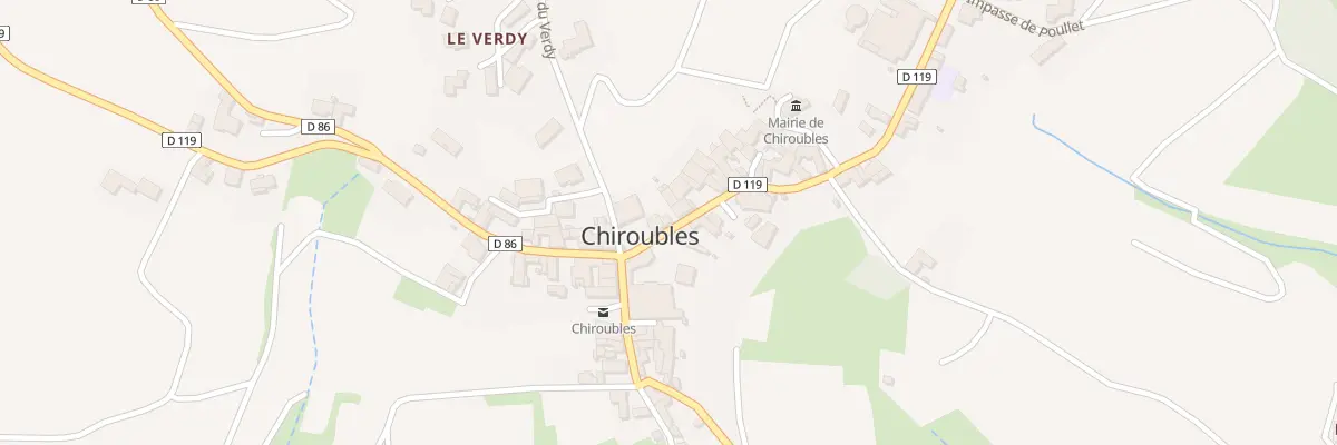 Plan du 5029 Le Bourg à Chiroubles